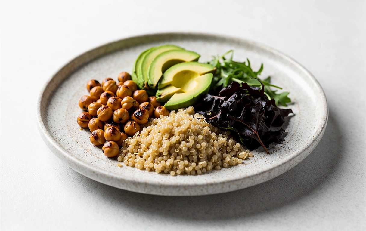 Piatto unico bilanciato mediterraneo